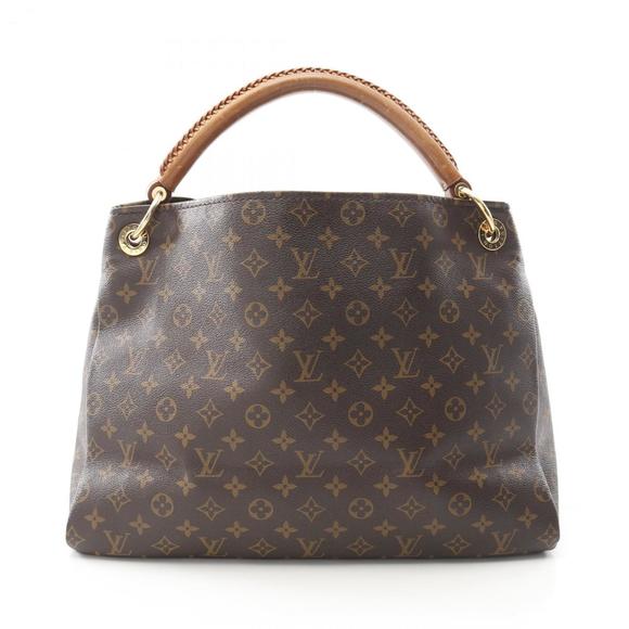 LOUIS VUITTON Brown Monogram Leather Shoulder Bag - Picture 1 of 11